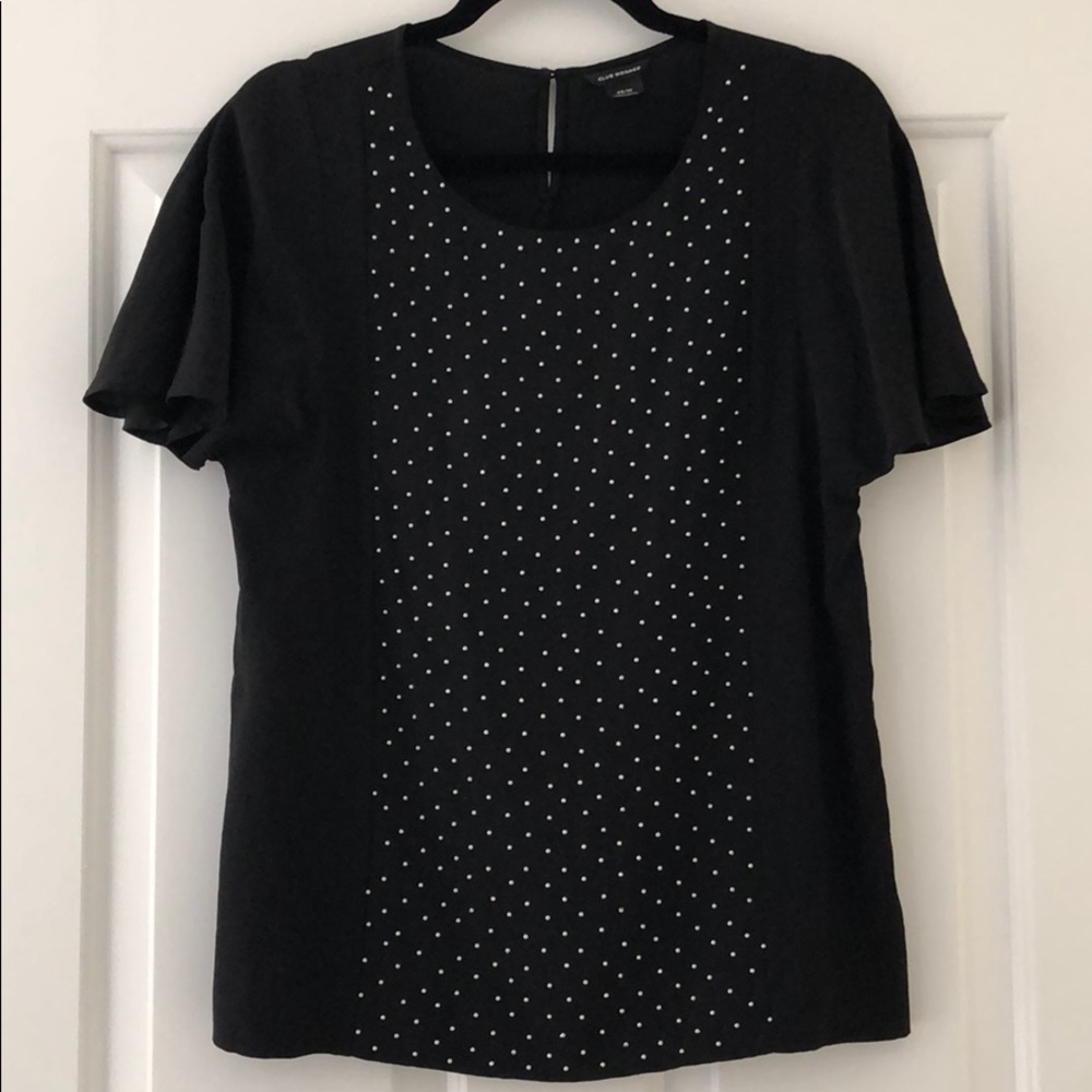 Club Monaco short sleeve blouse